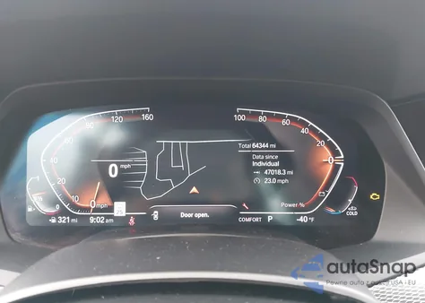 2022 BMW X6 xDrive40I z USA, uszkodzony, nr VIN 5UXCY6C06N9J04370